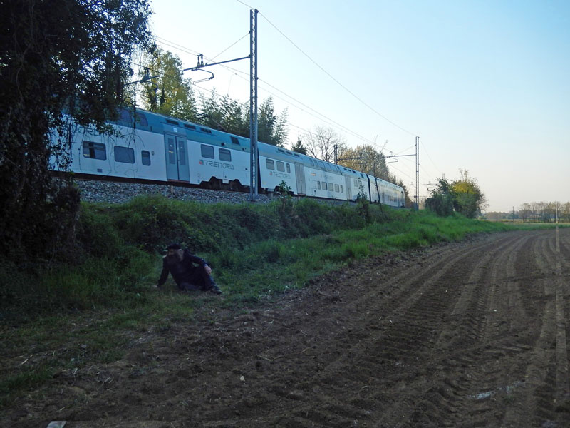 In un treno all'alba